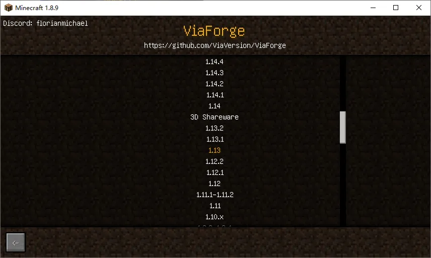 Minecraft1.8.9-多人游戏-编辑-SetVersion